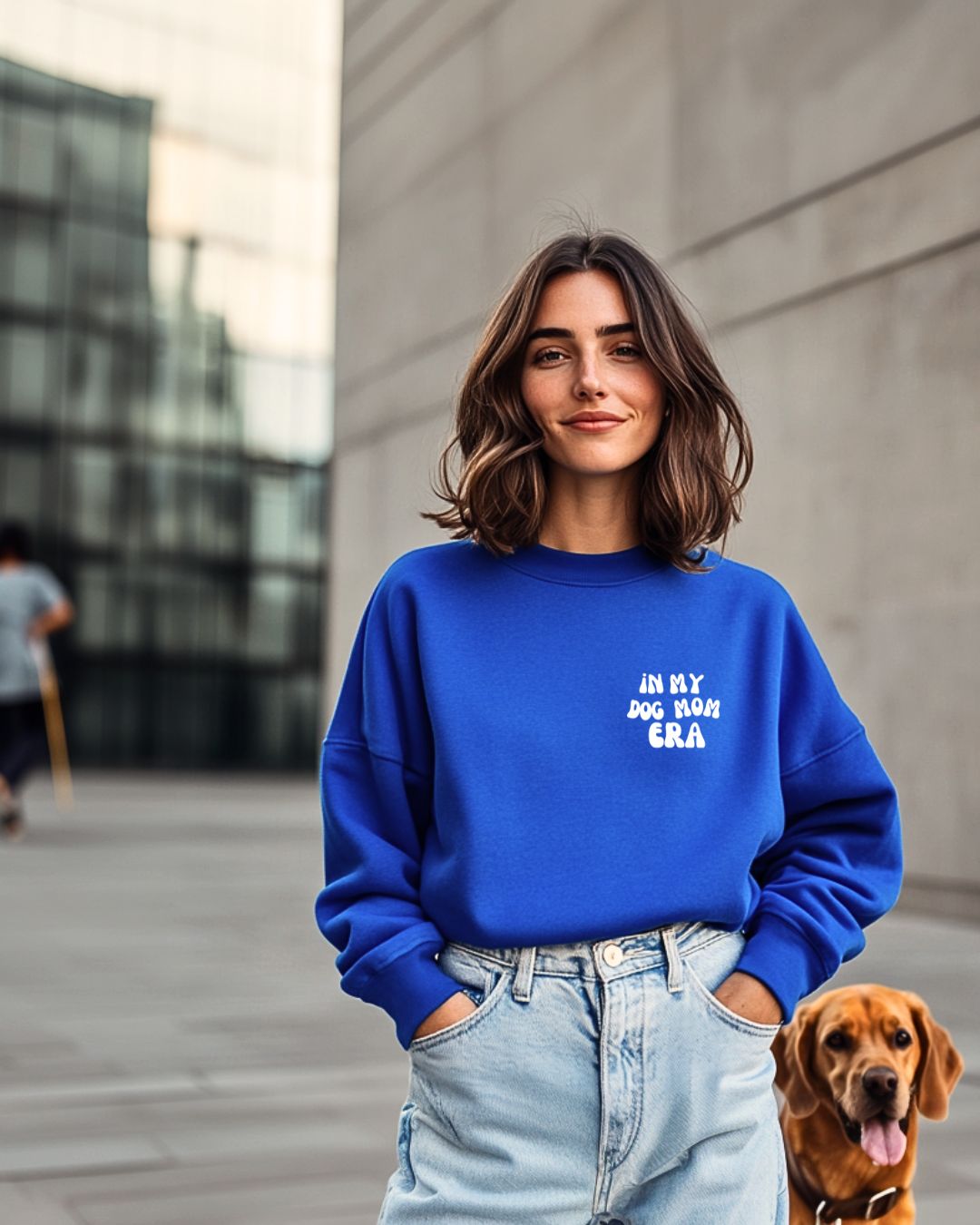 Organic Sweatshirt 'in my dog mom era' | Royalblau
