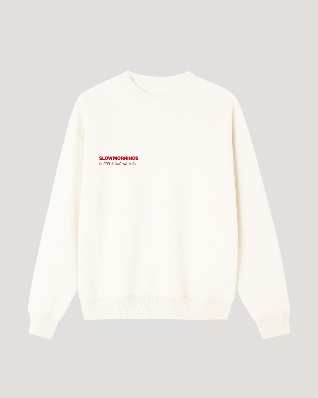 Limited | Organic Sweatshirt 'life starts after coffee & walkies'