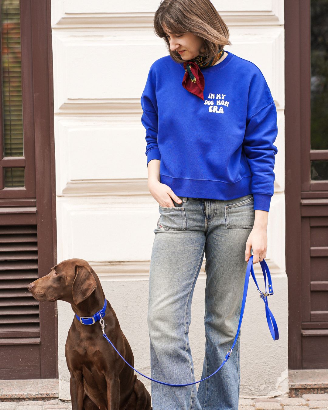 Organic Sweatshirt 'in my dog mom era' | Royalblau