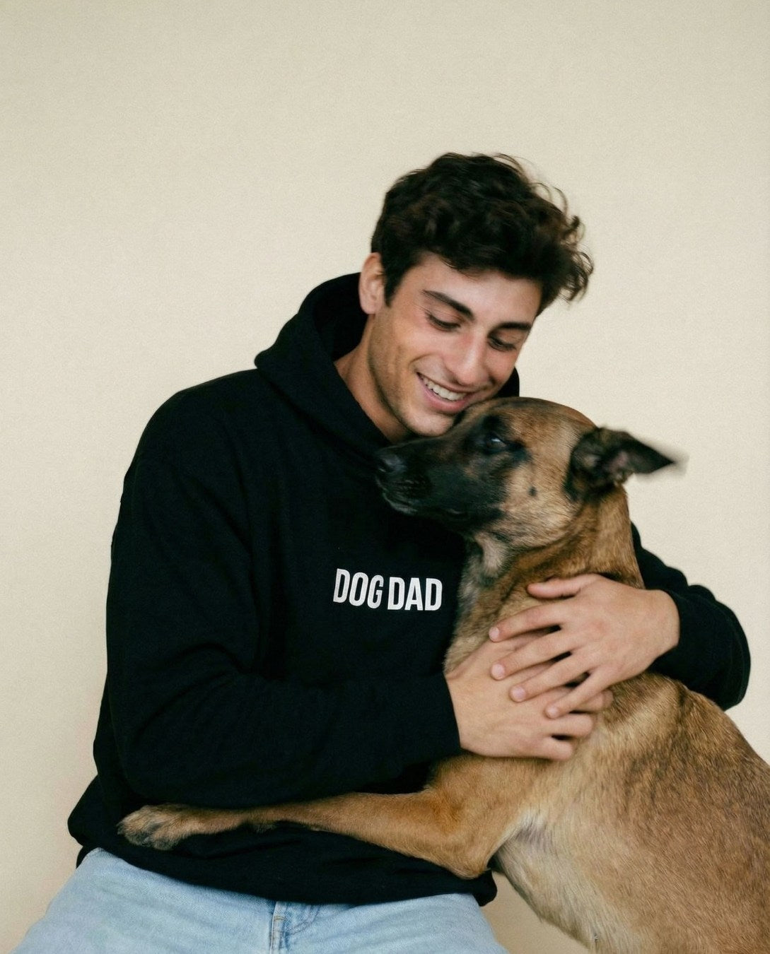 Limited | Organic Hoodie 'DOG DAD' | black