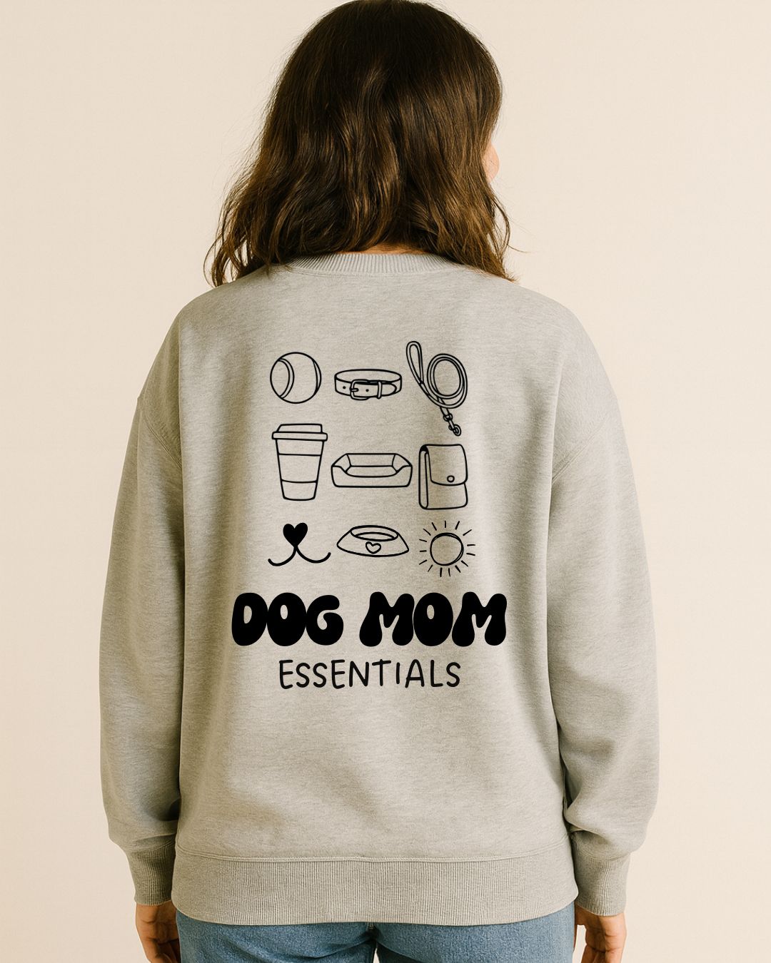 Limited | Organic Sweatshirt 'dog mom essentials'