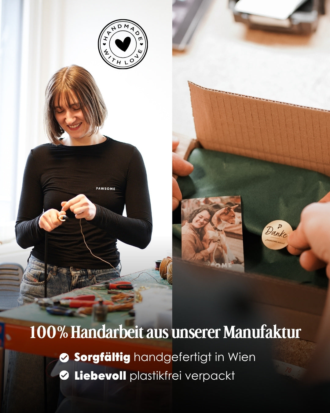 Markenhalsband aus Fettleder