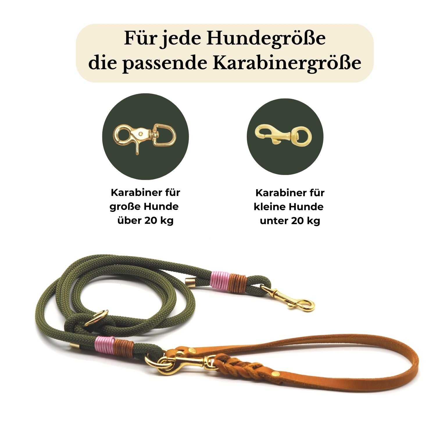 Set | Halsband & Leine 'Amira'