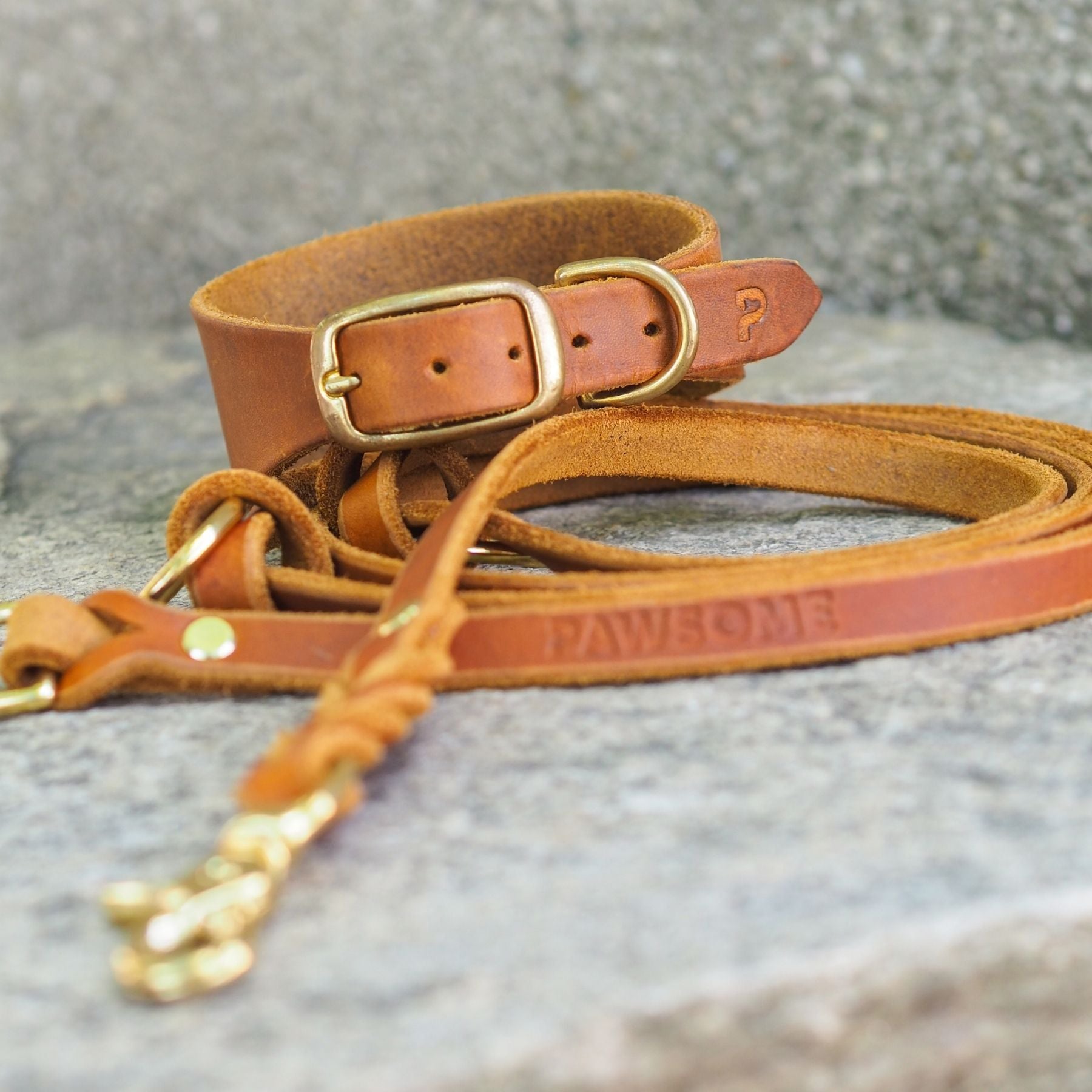 Dieses 5cm breite Hundehalsband und Hundeleine ist perfekt geeignet für Windhunde. Durch die breite Auflagefläche schützt es den sensiblen Hals von Windhunden. Die PAWSOME Hundezubehör Produkte werden in Wien handgefertigt und sind aus robustem Fettleder. Dadurch sind die Halsbänder langlebig und hochwertig. Die Leine in dem Set ist 2 Meter lang und 2 fach verstellbar.