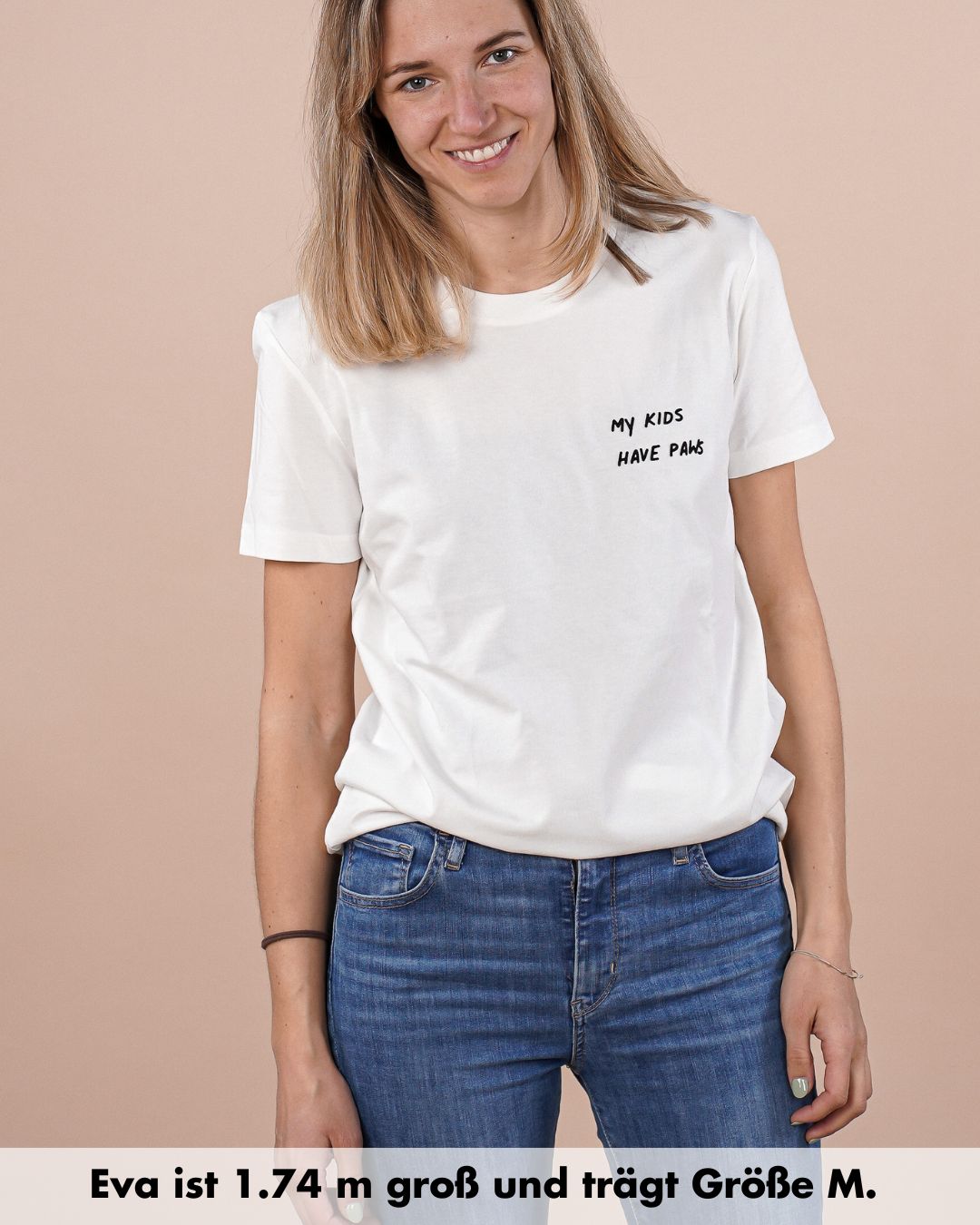 Organic Shirt 'My kids have paws'