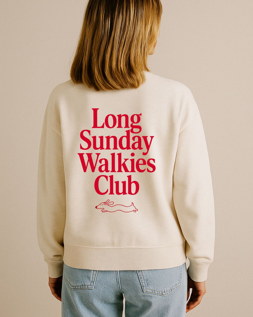 Limited | Organic Sweatshirt 'long sunday walkies club'