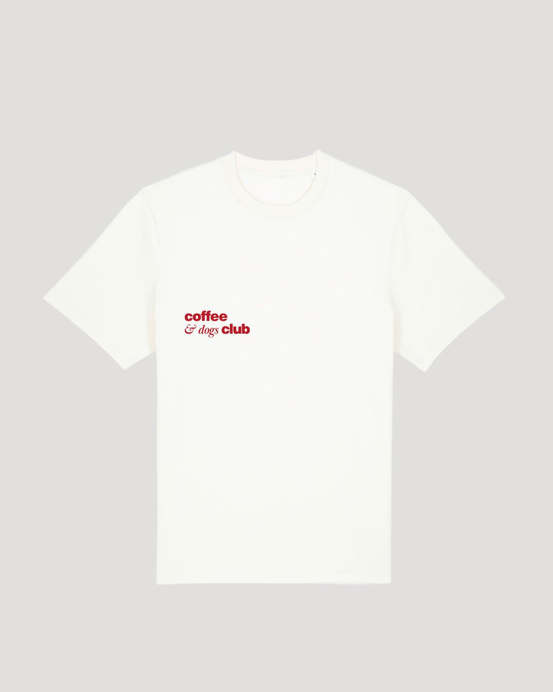 Organic T-Shirt 'coffee & dogs'