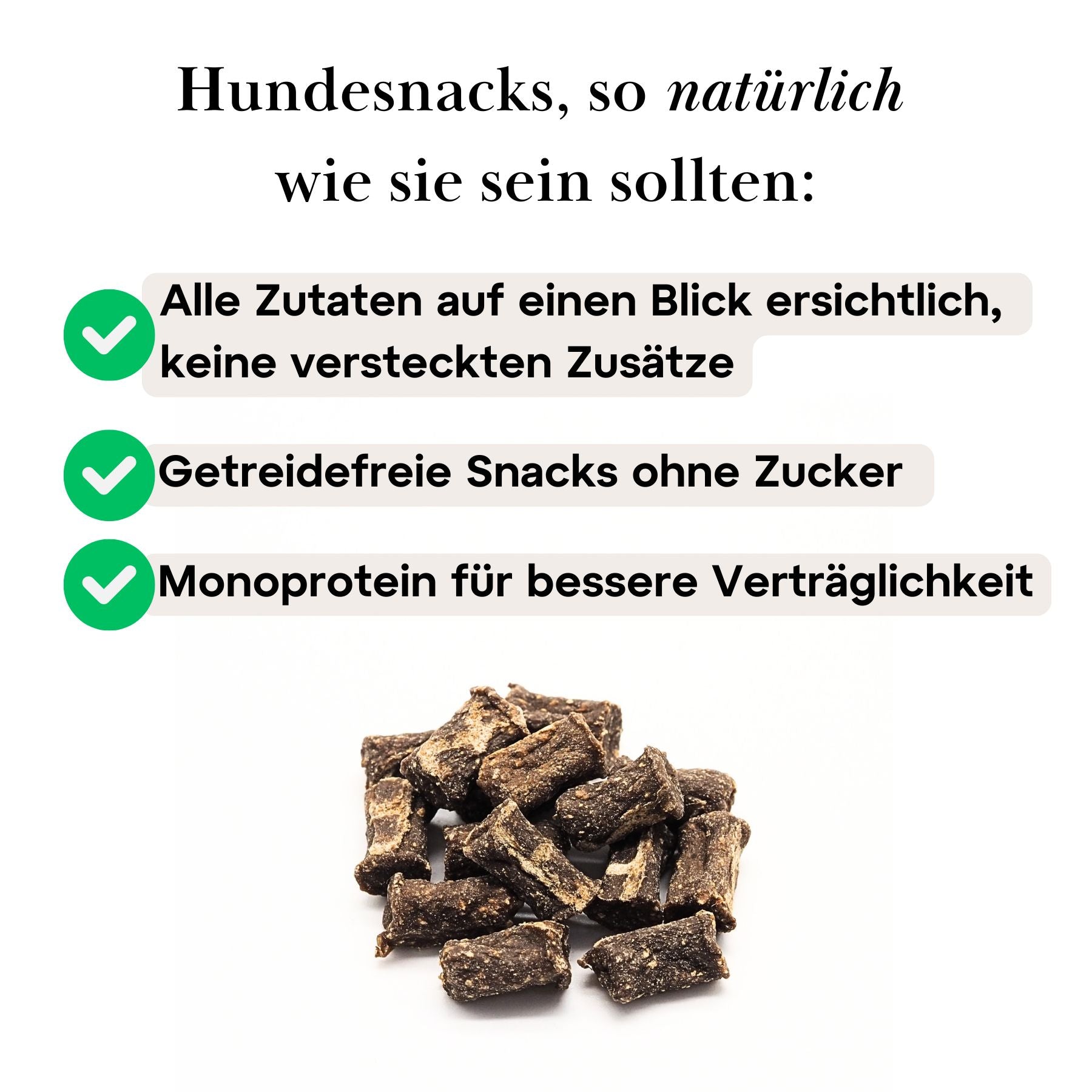 Hundeleckerlis 'Rind Minis' 125 g