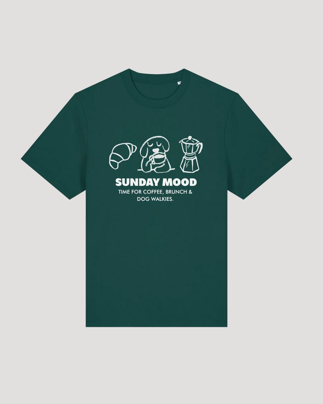 Limited | Organic Shirt 'sunday mood' | Bottle Green
