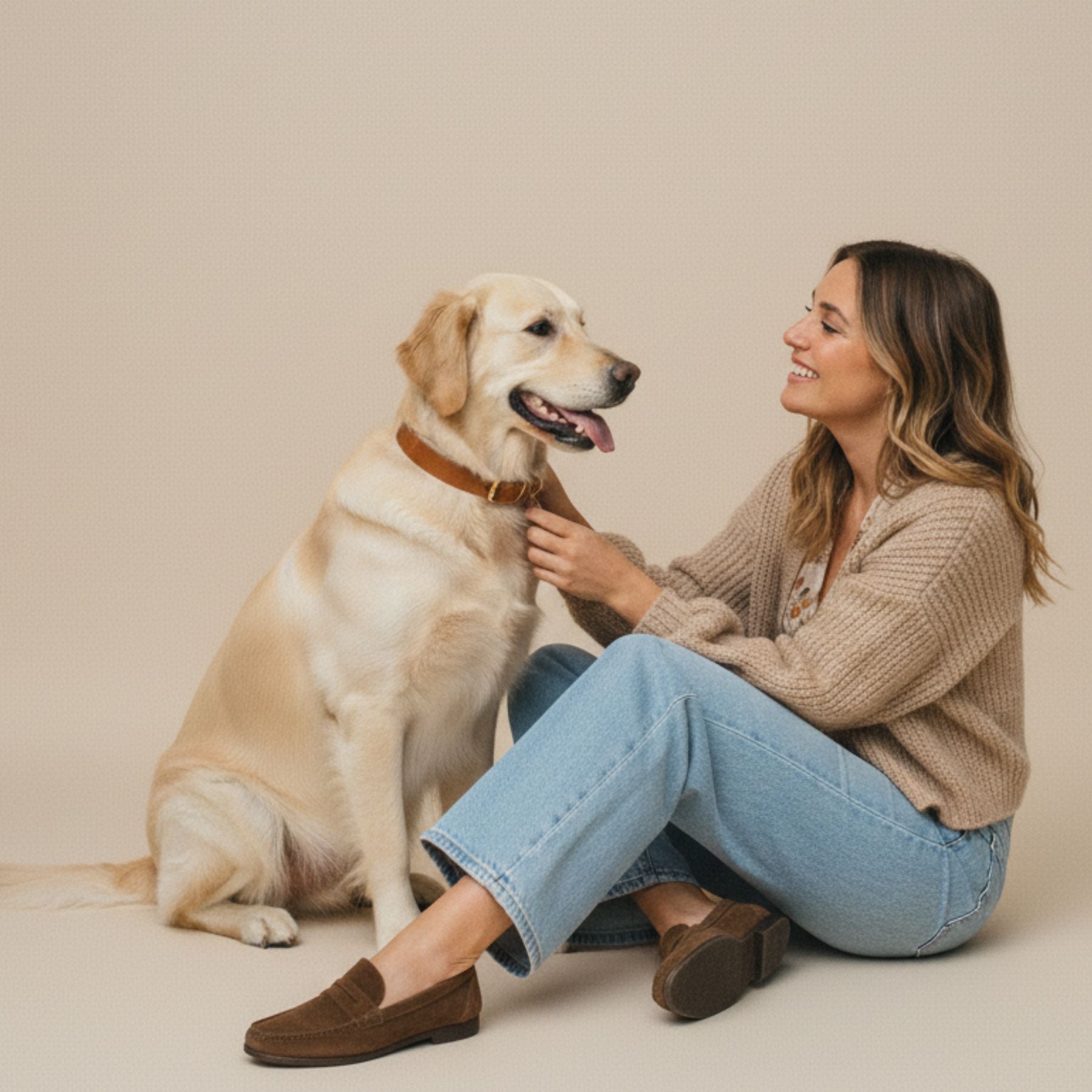 GRATIS zu jedem Lederhalsband | Anhänger mit Hunde-Initial