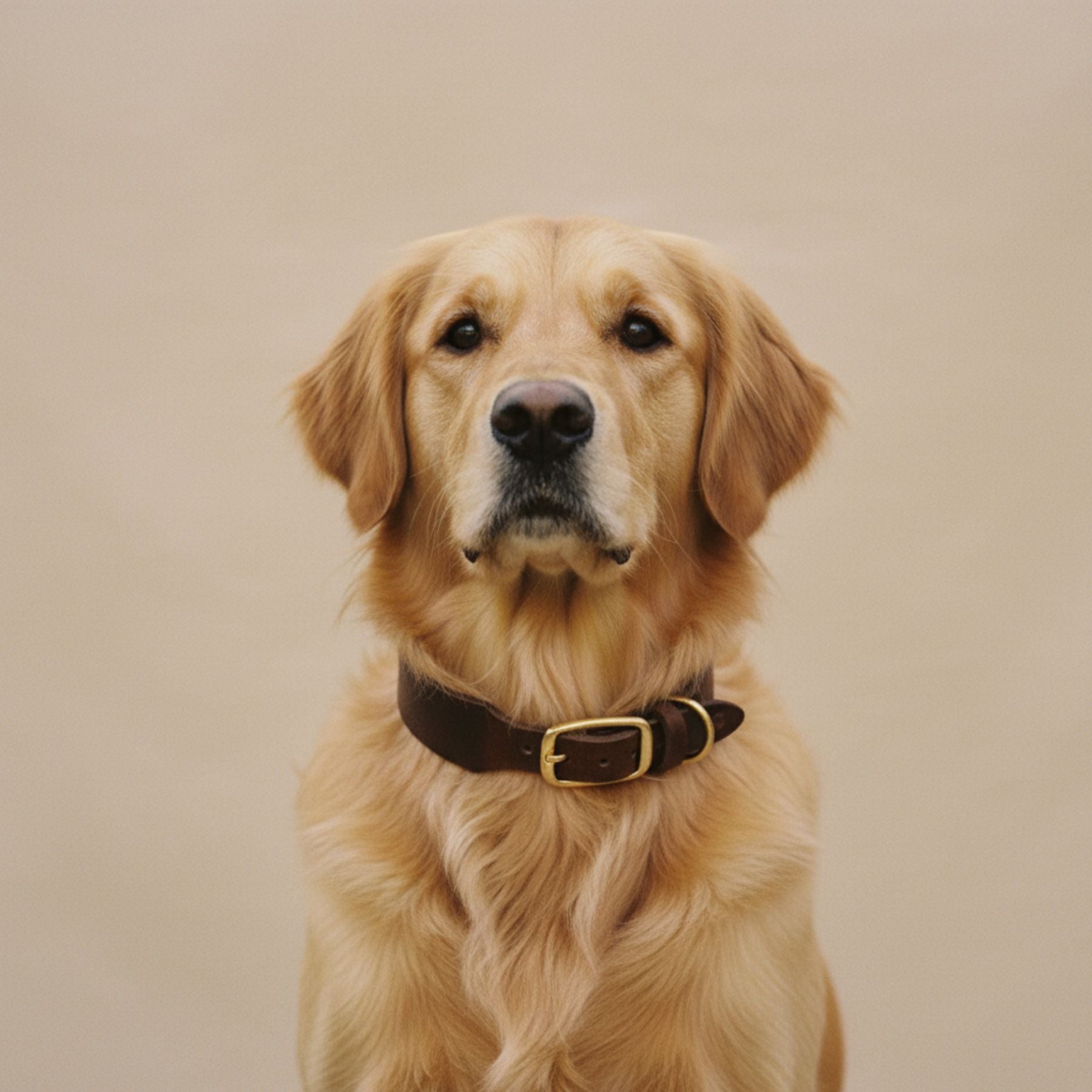 Personalisierbares Halsband mit Name | Kastanie