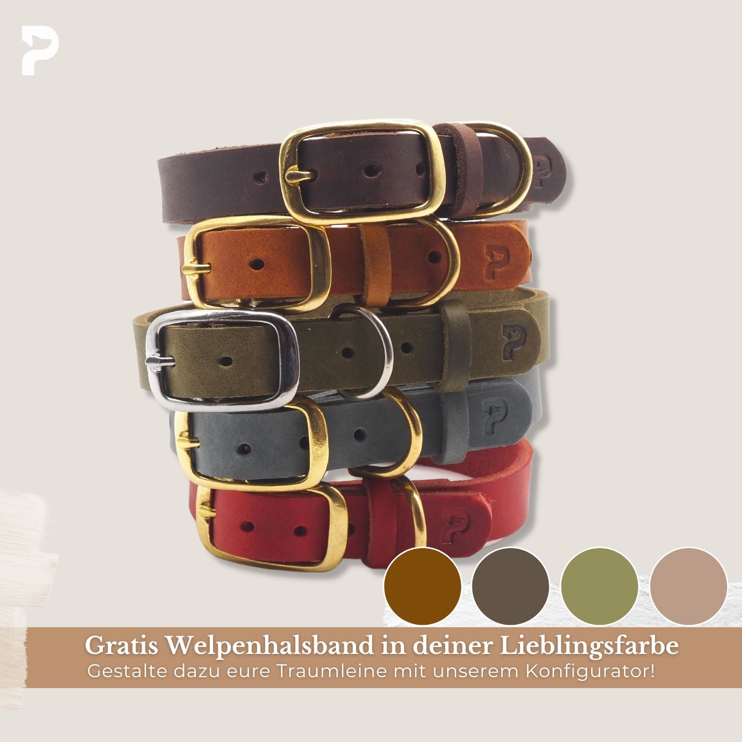 Welpen-Special: Set | Welpenhalsband & Tauleine inkl. 25% Gutschein