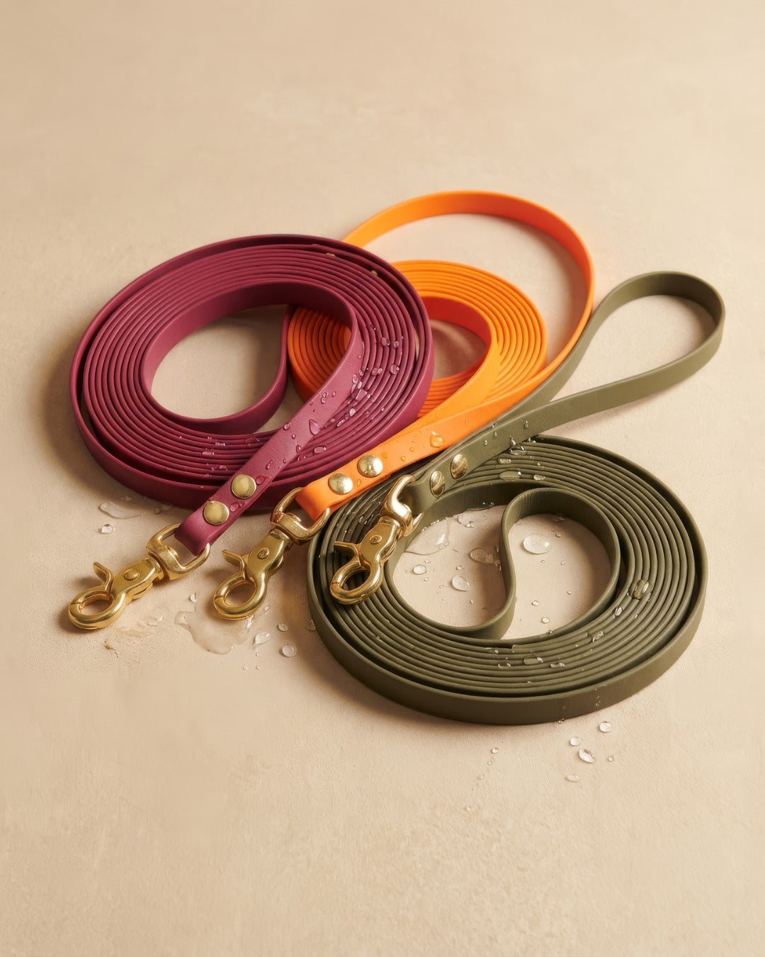 Wasserfeste Schleppleine aus Biothane