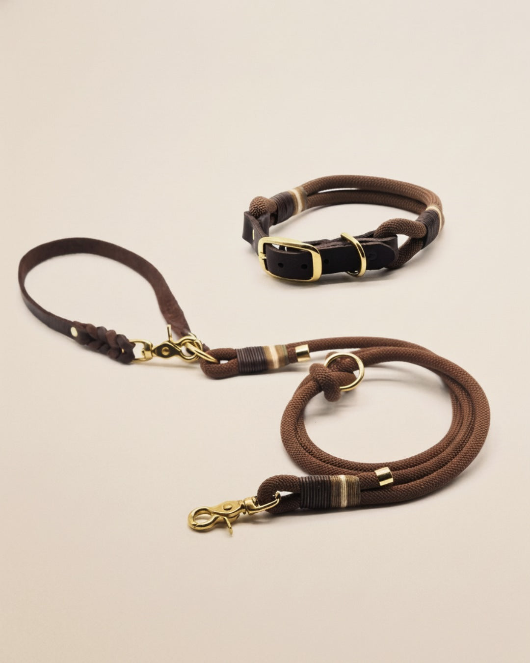 Limited | Set - Halsband & Leine 'Koffee Kiss'