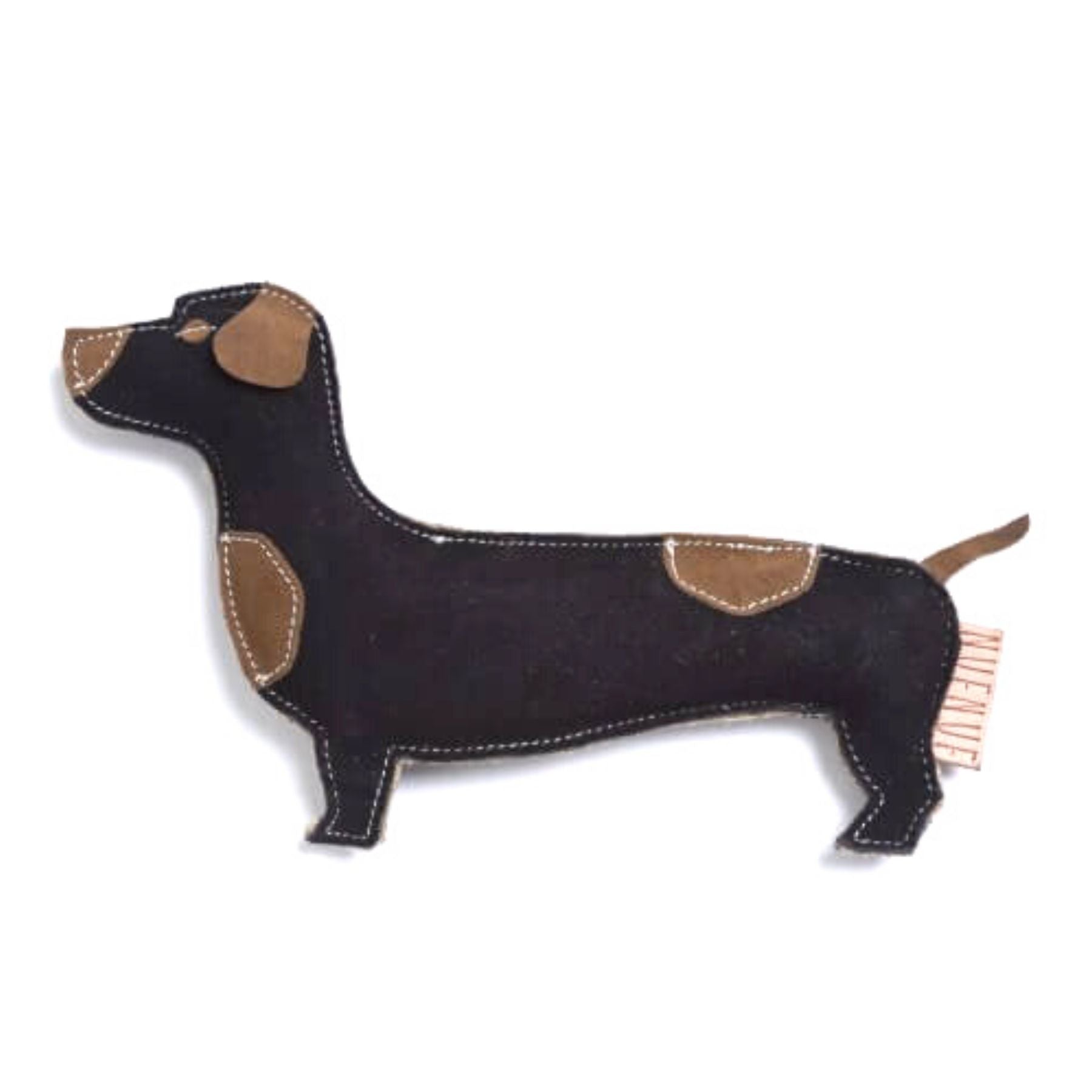 Das süße Spielzeug für Hunde von NufNuf ist das neue Lieblingskuscheltier und -spielzeug deines Vierbeiners! Das robuste Wildleder hält beim darauf Herumkauen richtig was aus. Im PAWSOME Hundezubehör Shop ist dieses Kuscheltier erhältlich. Dies ist die Variante Dackel.